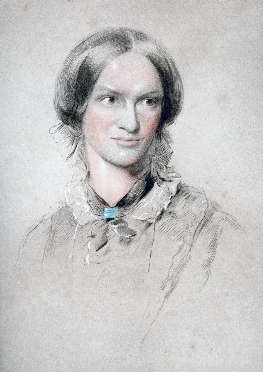 Charlotte Bronte, Engelse romanschrijfster, 1850 door George Richmond