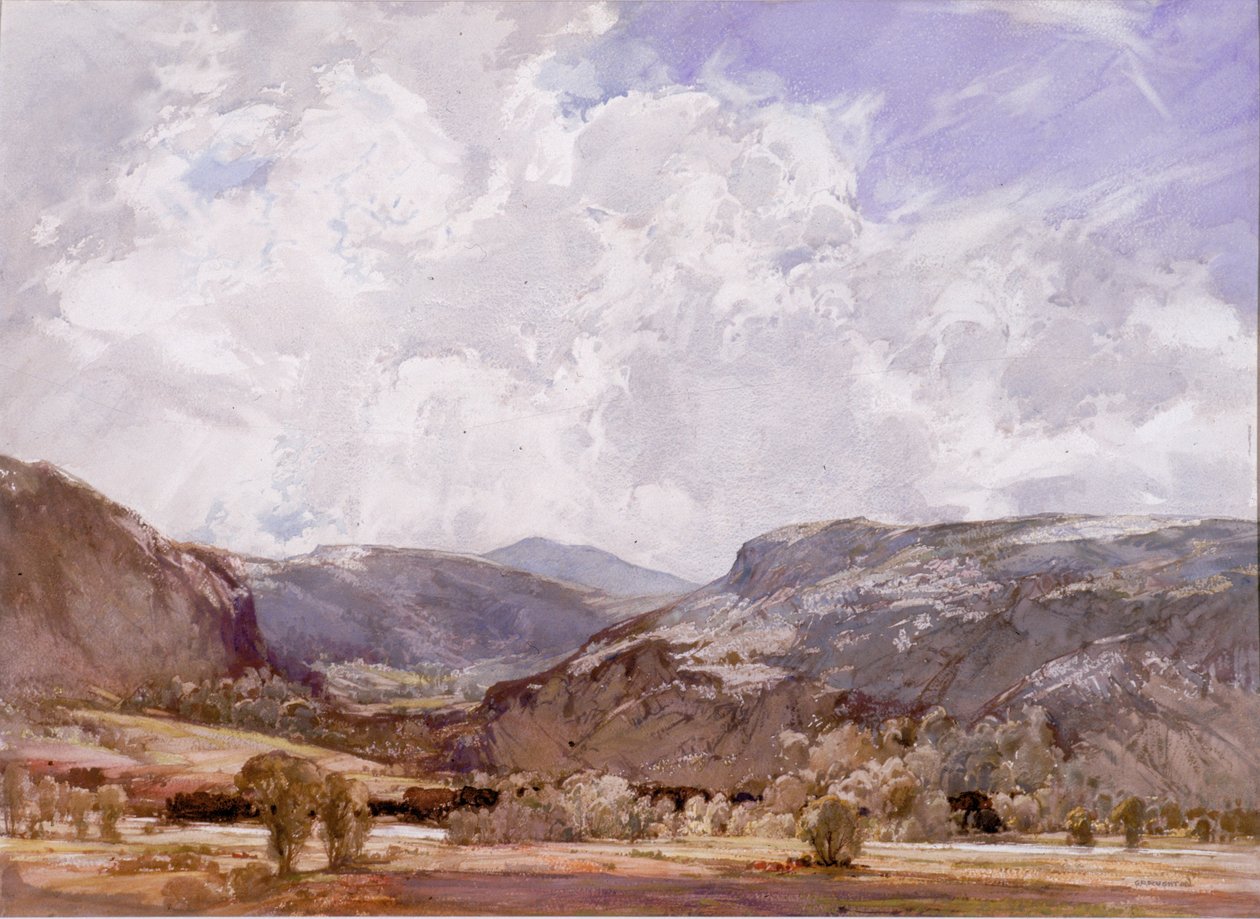 Conwy Valley - Middag door George Robert Rushton