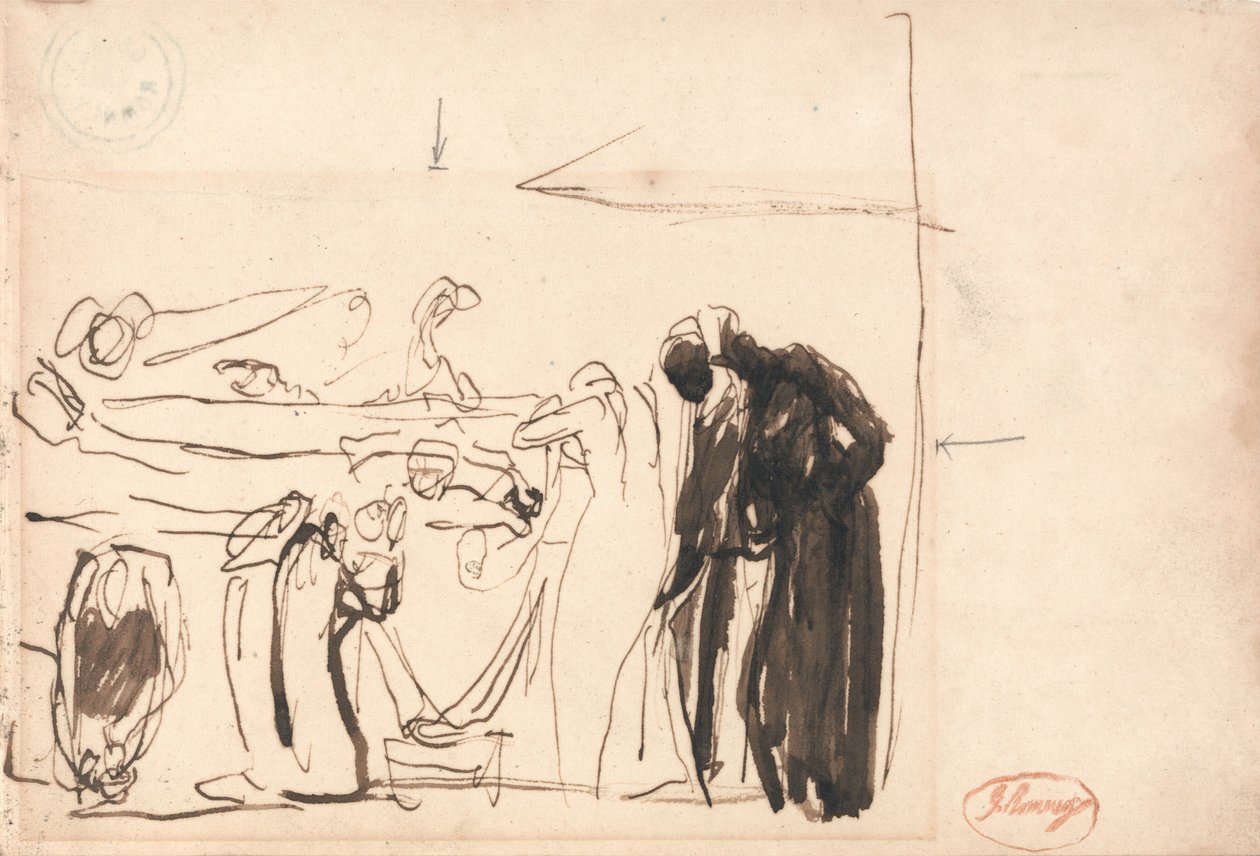 Geboorte van de mens door George Romney