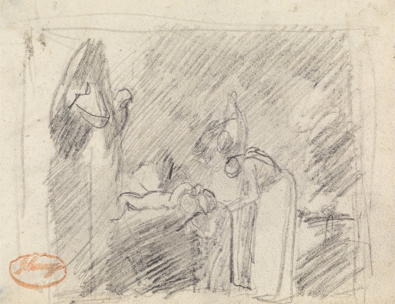 Figuur Samenstellingsstudie 42 door George Romney
