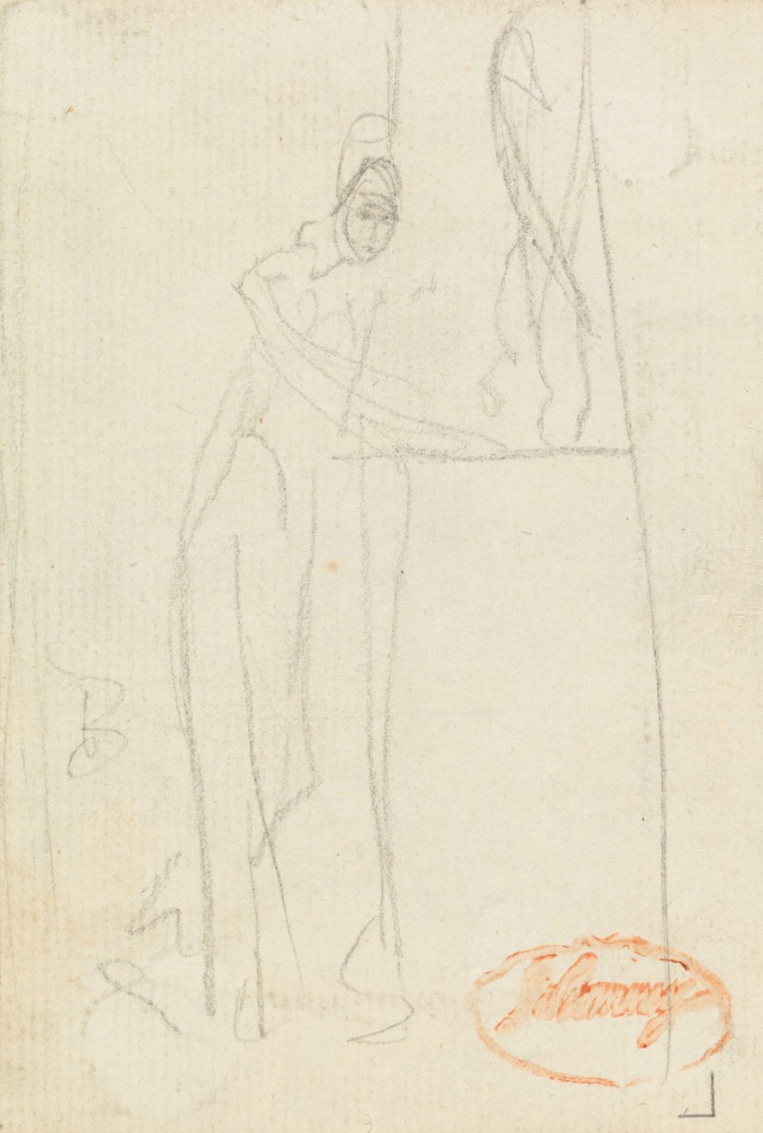 Figuurstudie 13 door George Romney