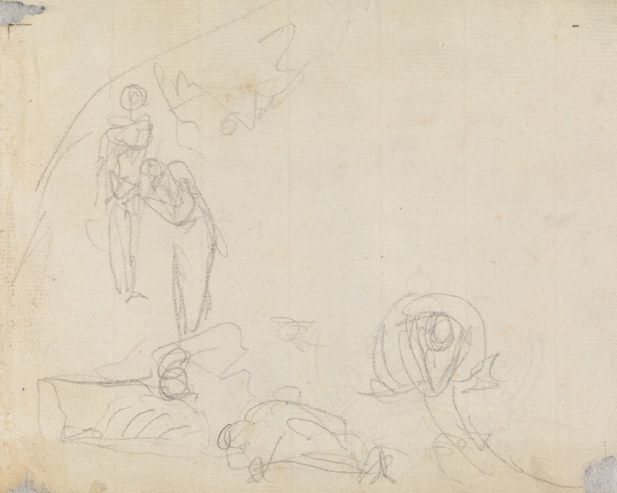 Figuurstudie 16 door George Romney