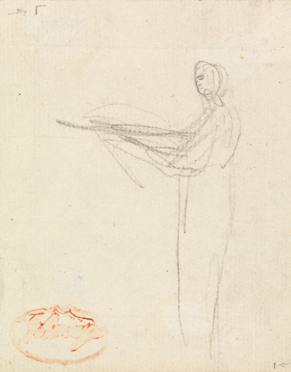 Figuur Studie Twaalf door George Romney