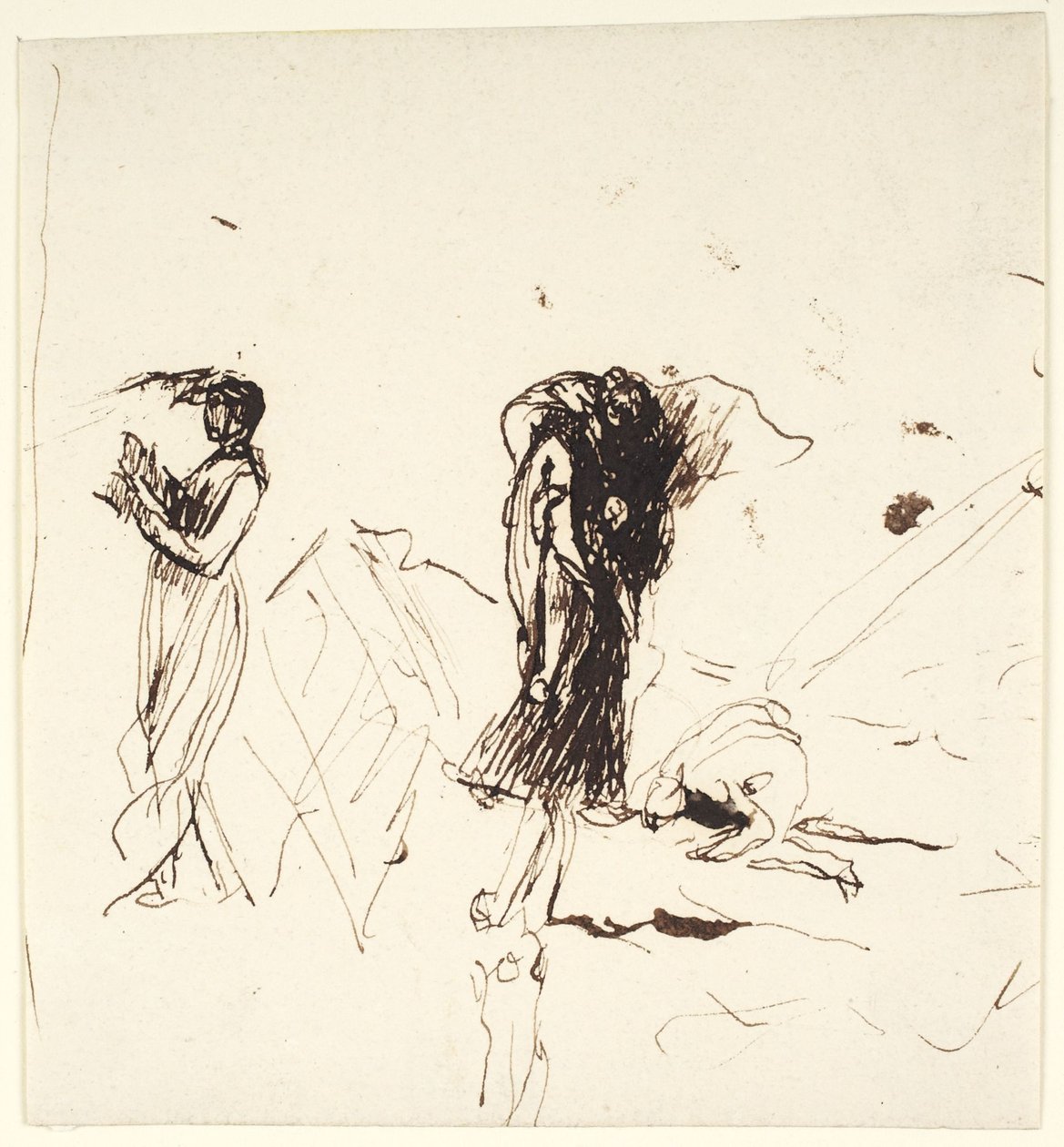 Figuurstudies door George Romney