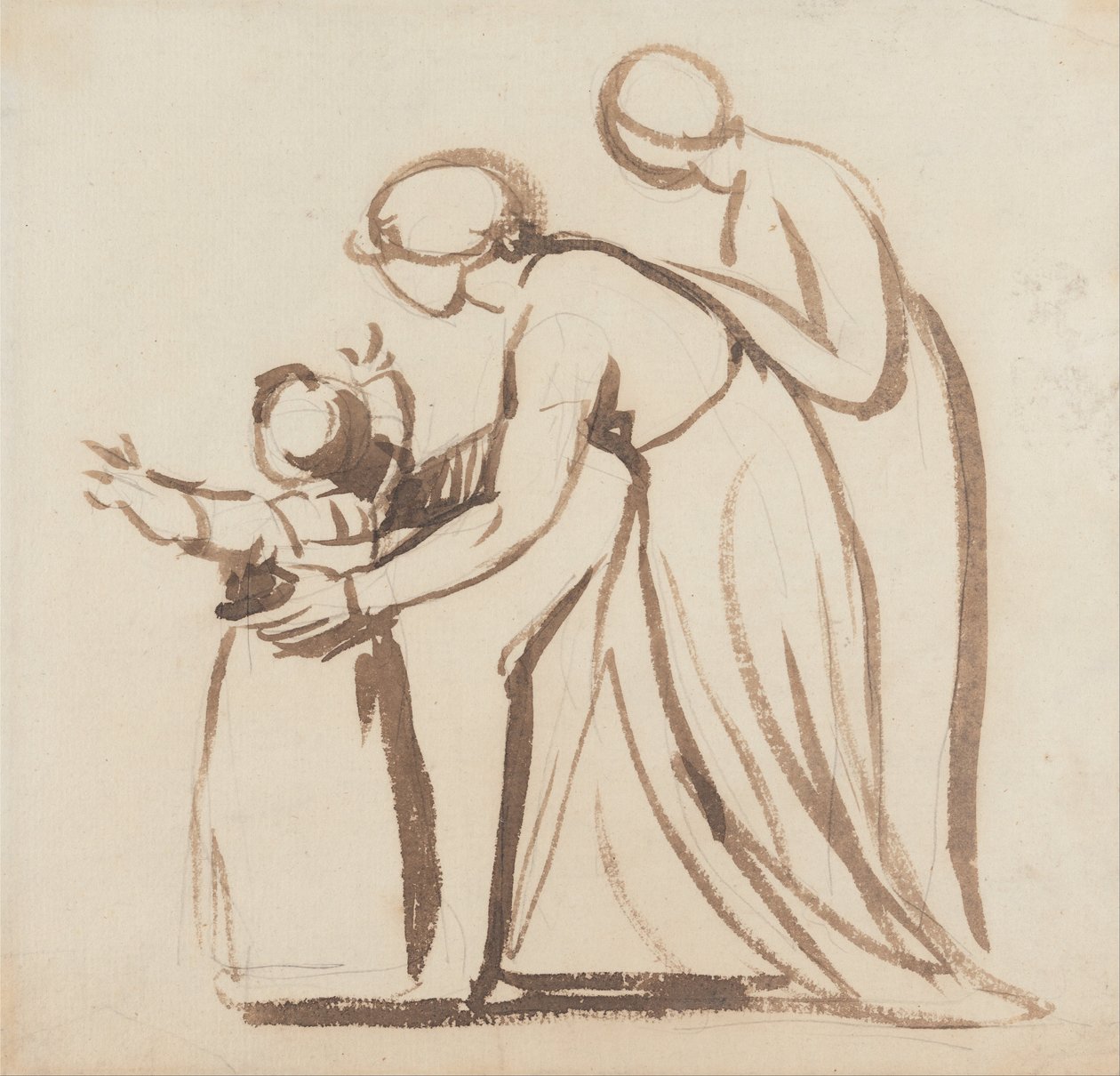 Leren lopen door George Romney