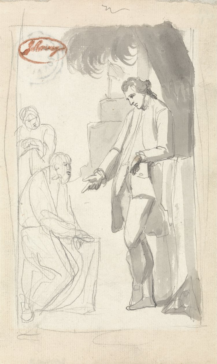 Majoor Pierson en de Brahmaan door George Romney