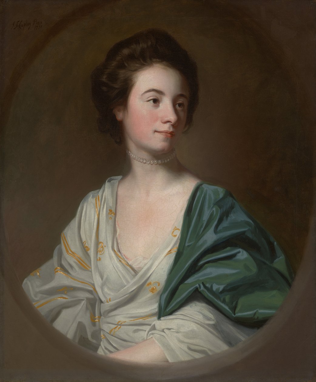 Mevrouw Robert Hyde door George Romney