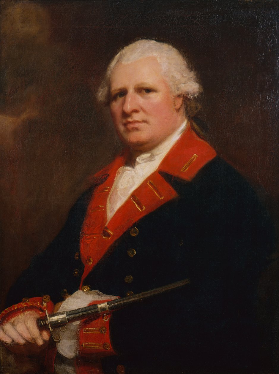 Portret van kolonel Patrick Duff door George Romney