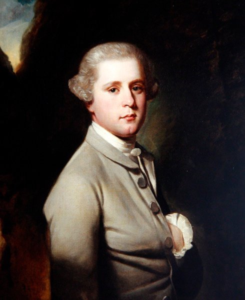 Portret van een heer, ca. 1770 door George Romney