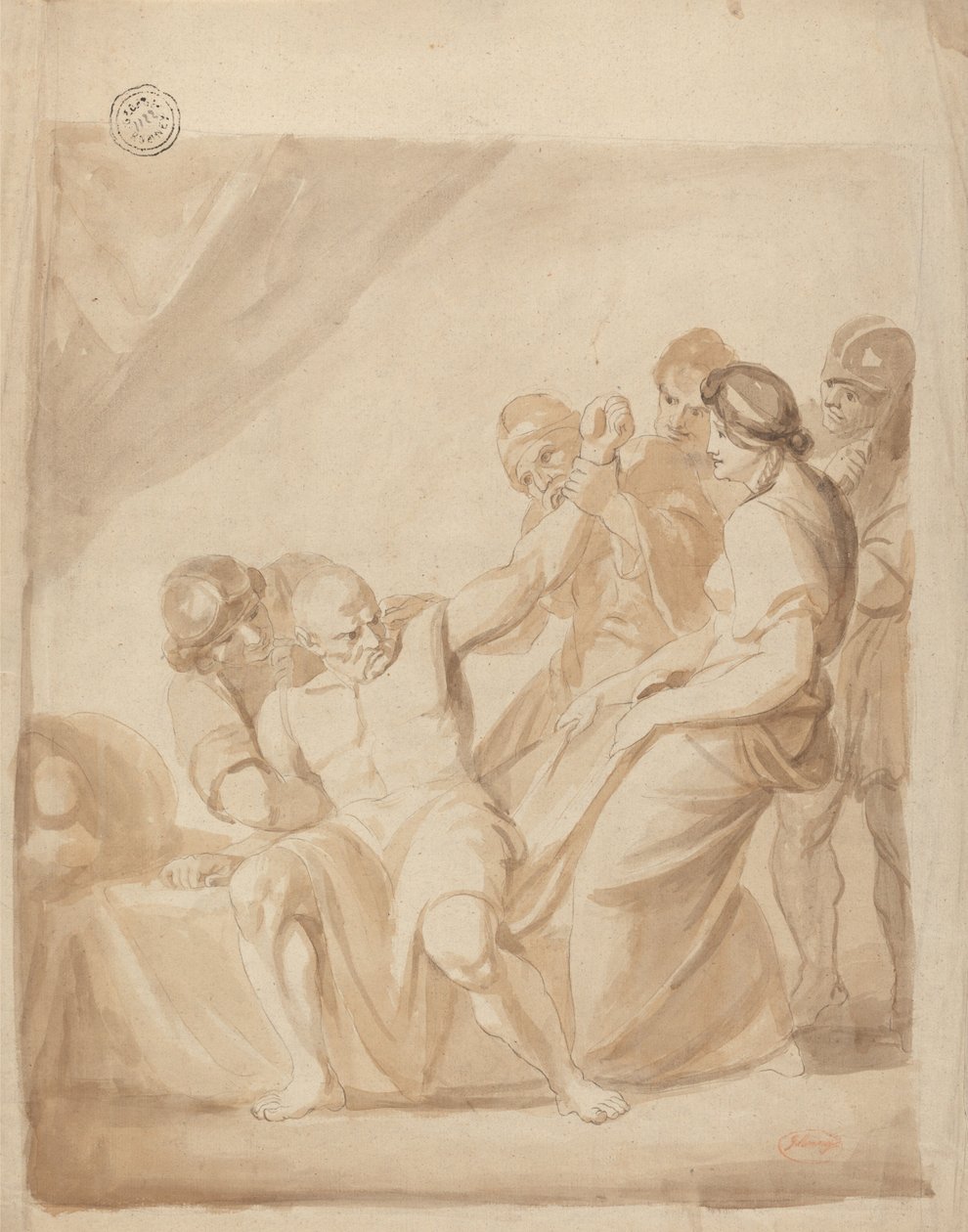 Samson werd overweldigd door George Romney