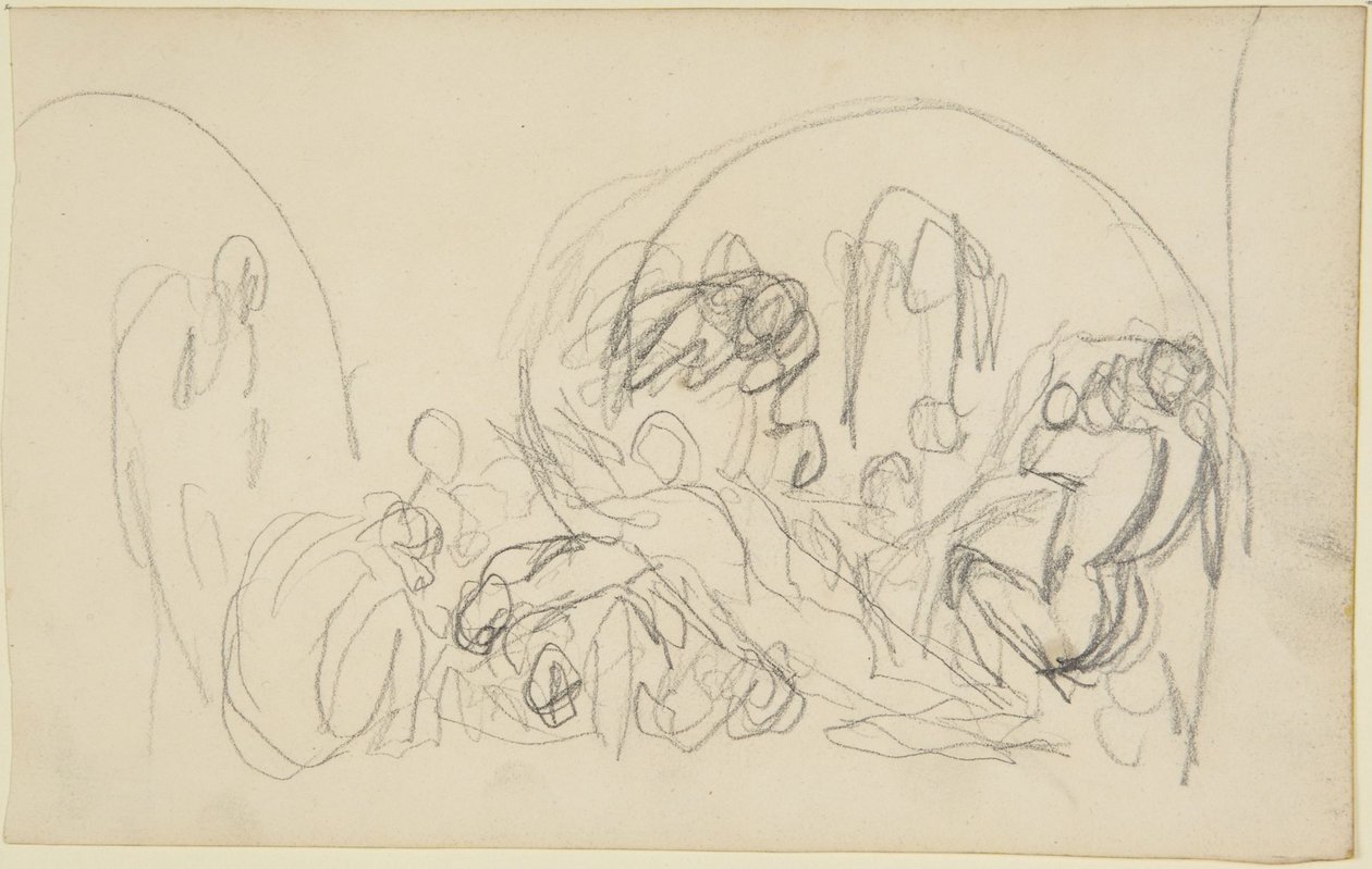 Schets voor Howard’s bezoek aan gevangenissen door George Romney