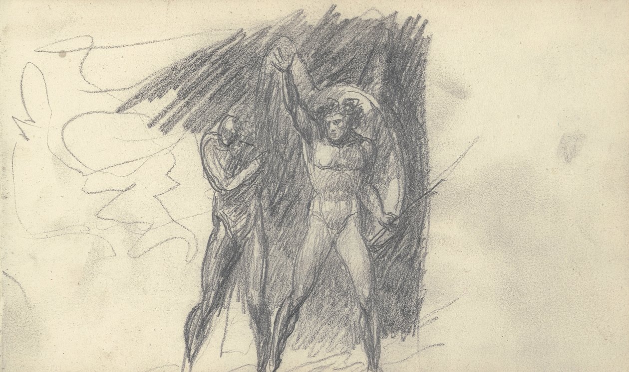 Schetsboektekening door George Romney
