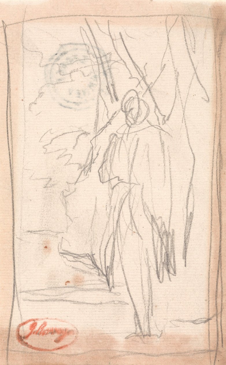 Staand figuur door George Romney