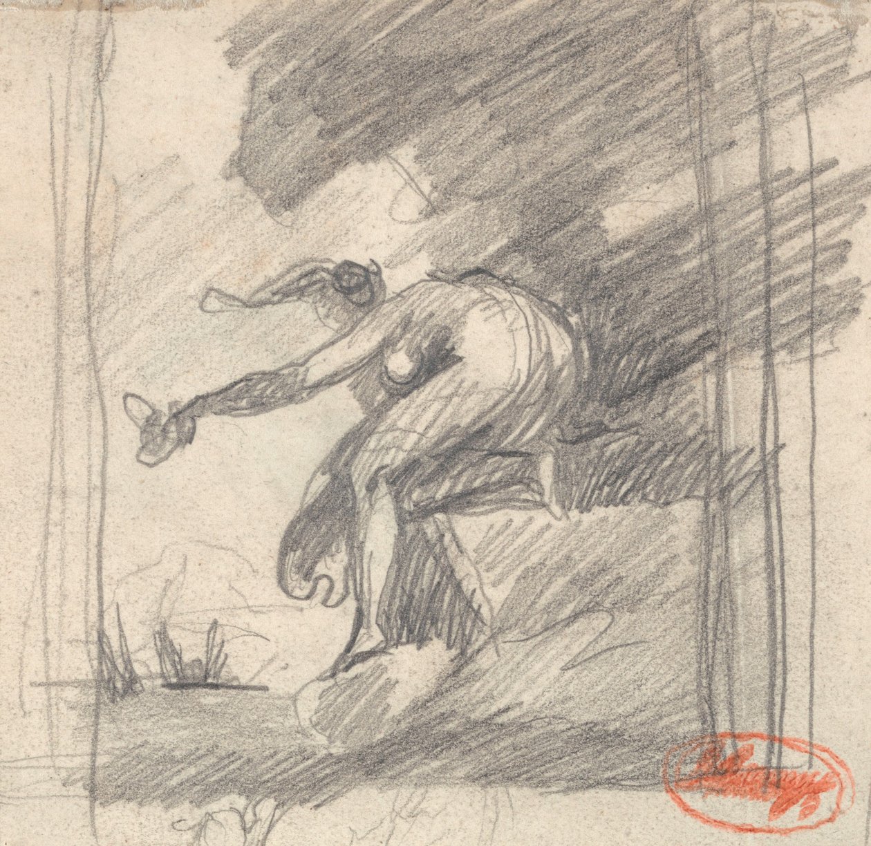 Studie voor Susan, Toen de zeeën nog brulden door George Romney