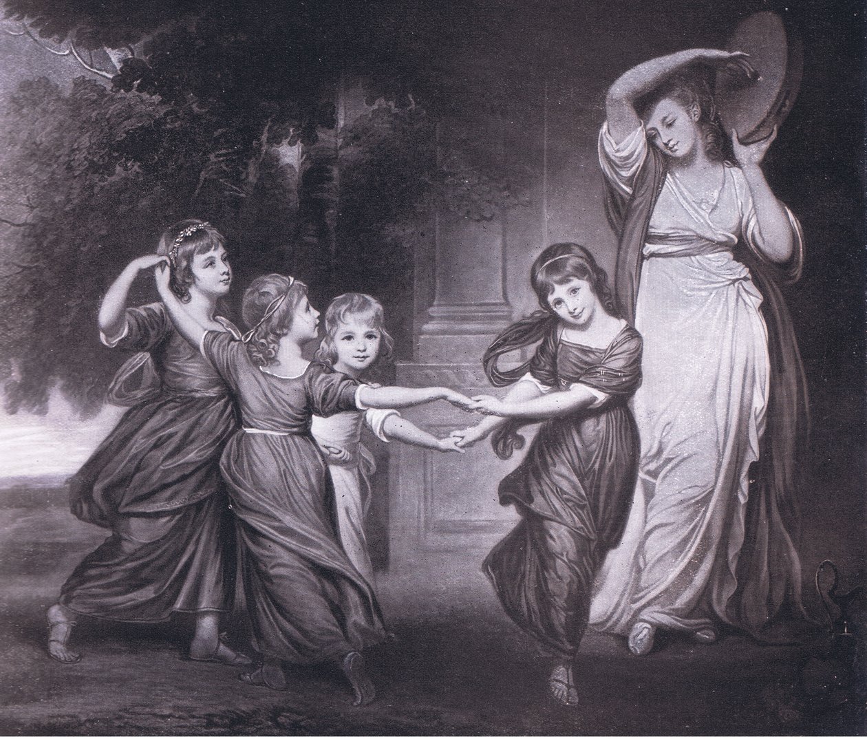 De familie Gower, Bibbys Annual, 1916-1917 door George Romney