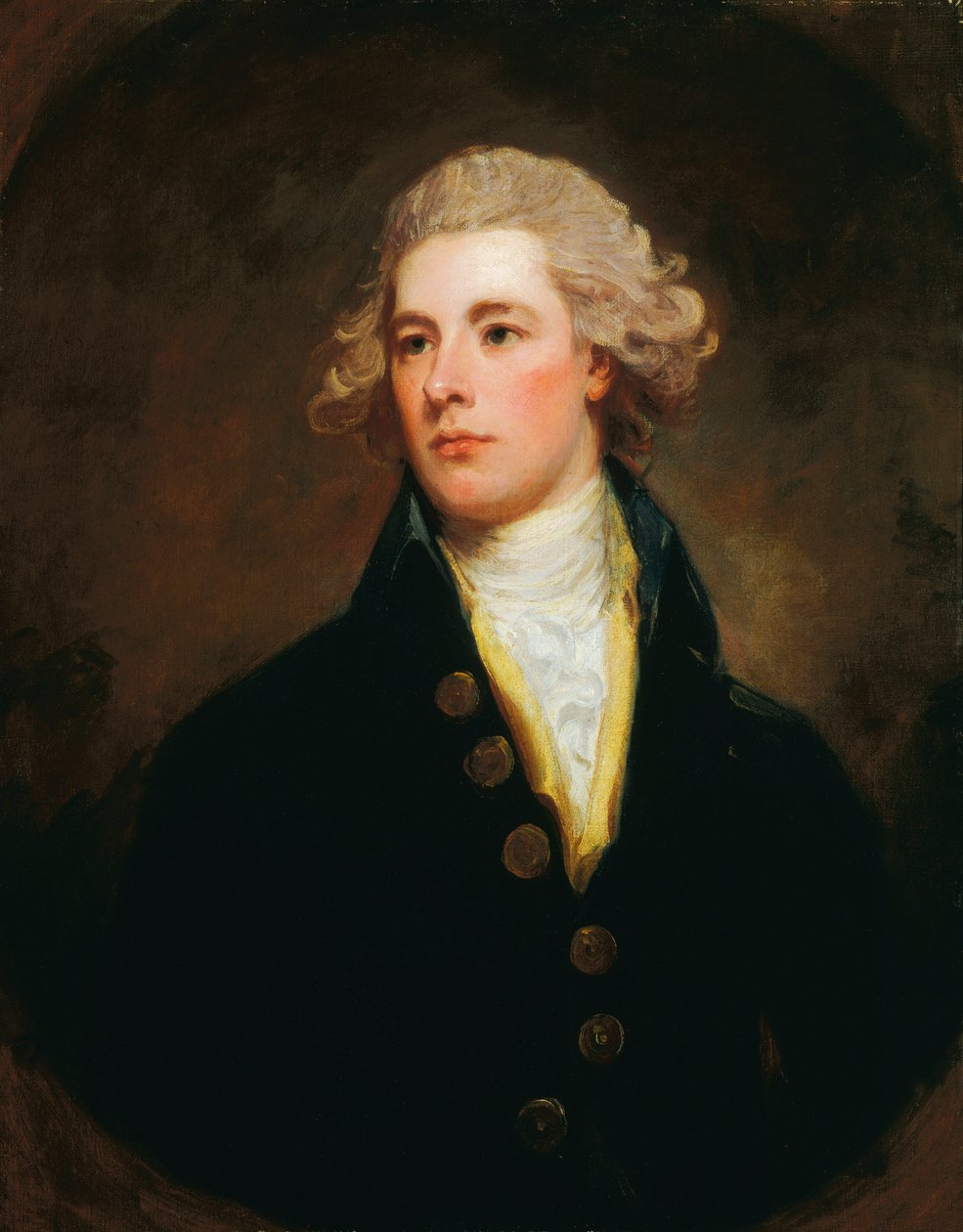 William Pitt de Jonge door George Romney