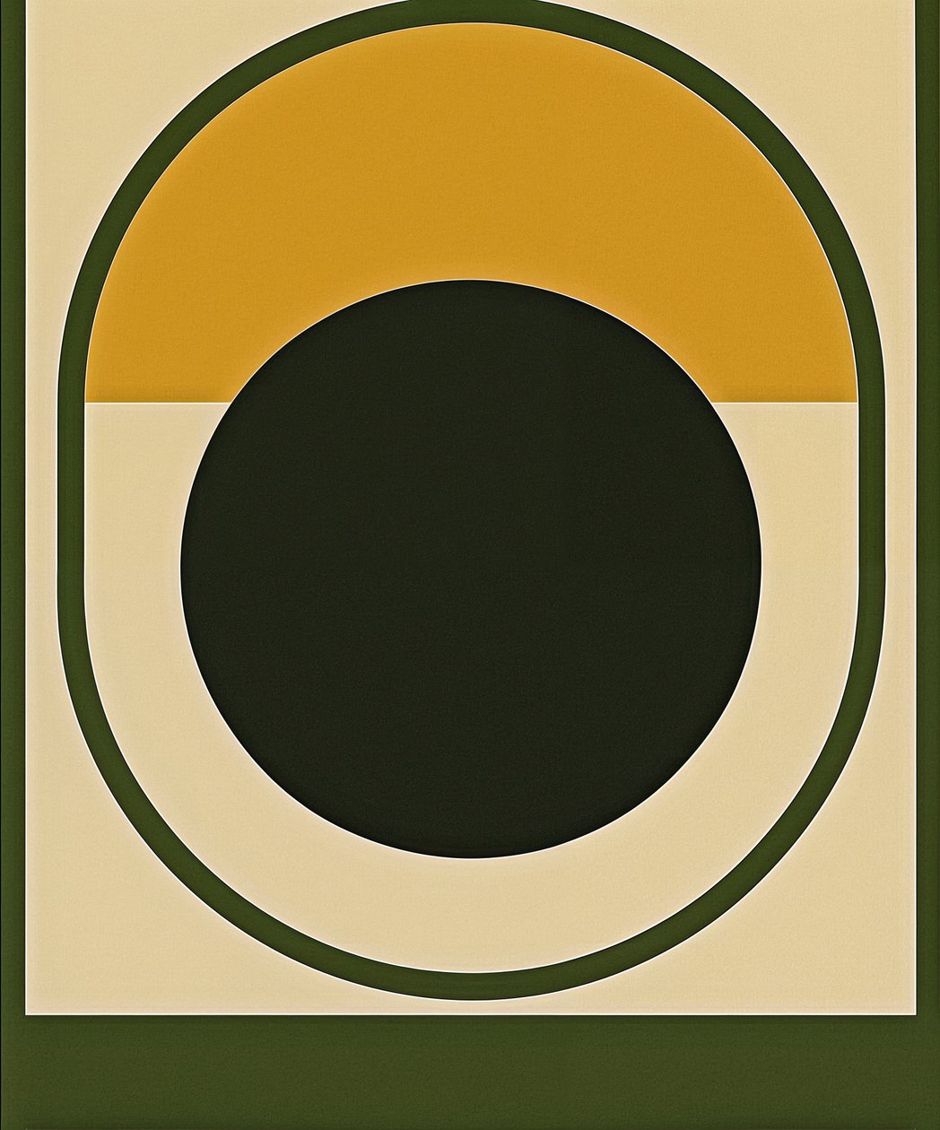 Black Sun Reversal, 2025 (acryl op doek) door George Rosaly