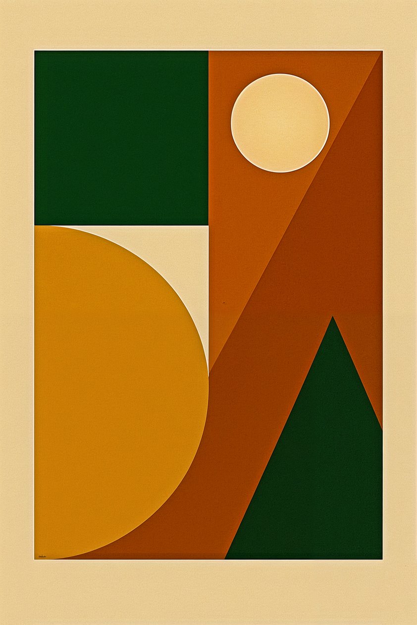 De ruimte om te rijzen, 2025 (acryl op doek) door George Rosaly