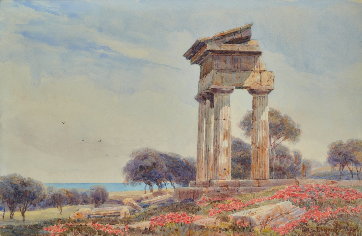 Tempel van Castor en Pollux, Gorgenti door George Samuel Elgood