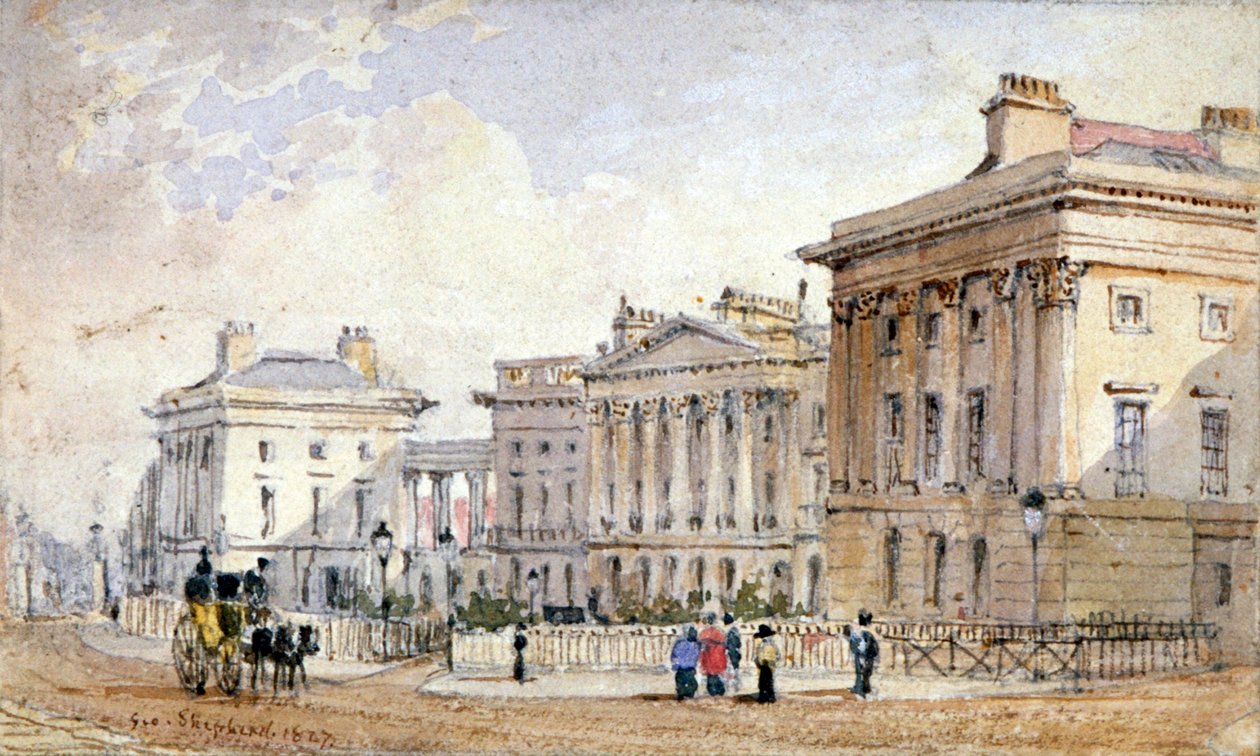 Uitzicht op Clarence Terrace in Regent