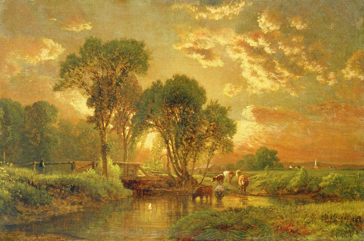 Medfield, Massachusetts door George Snr. Inness