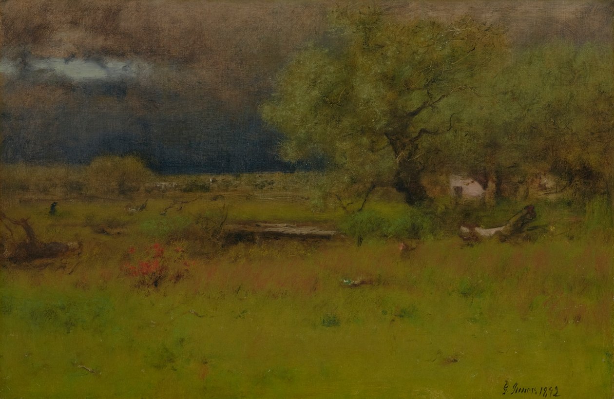 De Voorbijgaande Storm door George Snr. Inness