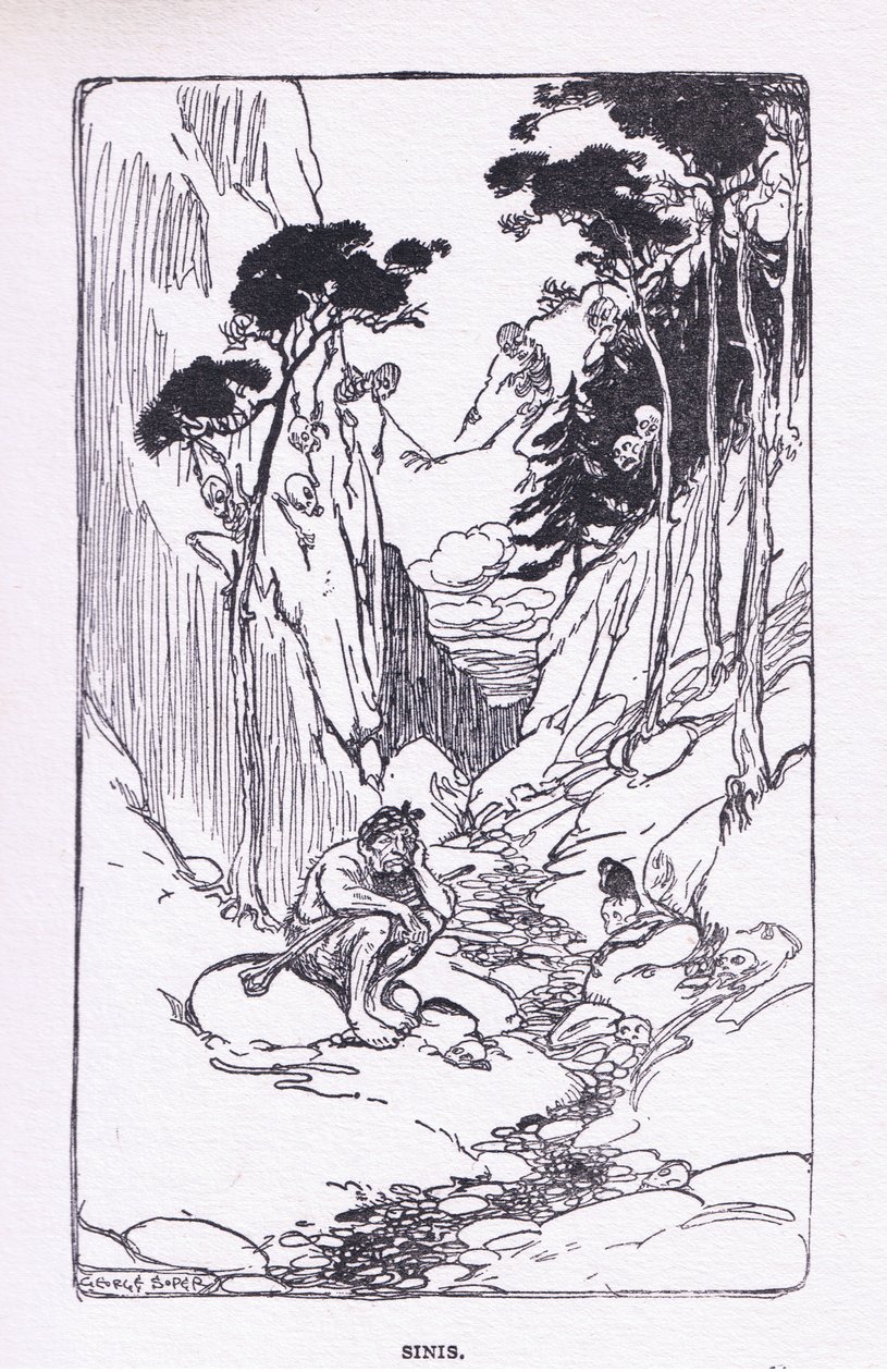 Sinis, uit The Heroes gepubliceerd door George Allen en Unwin 1929 door George Soper