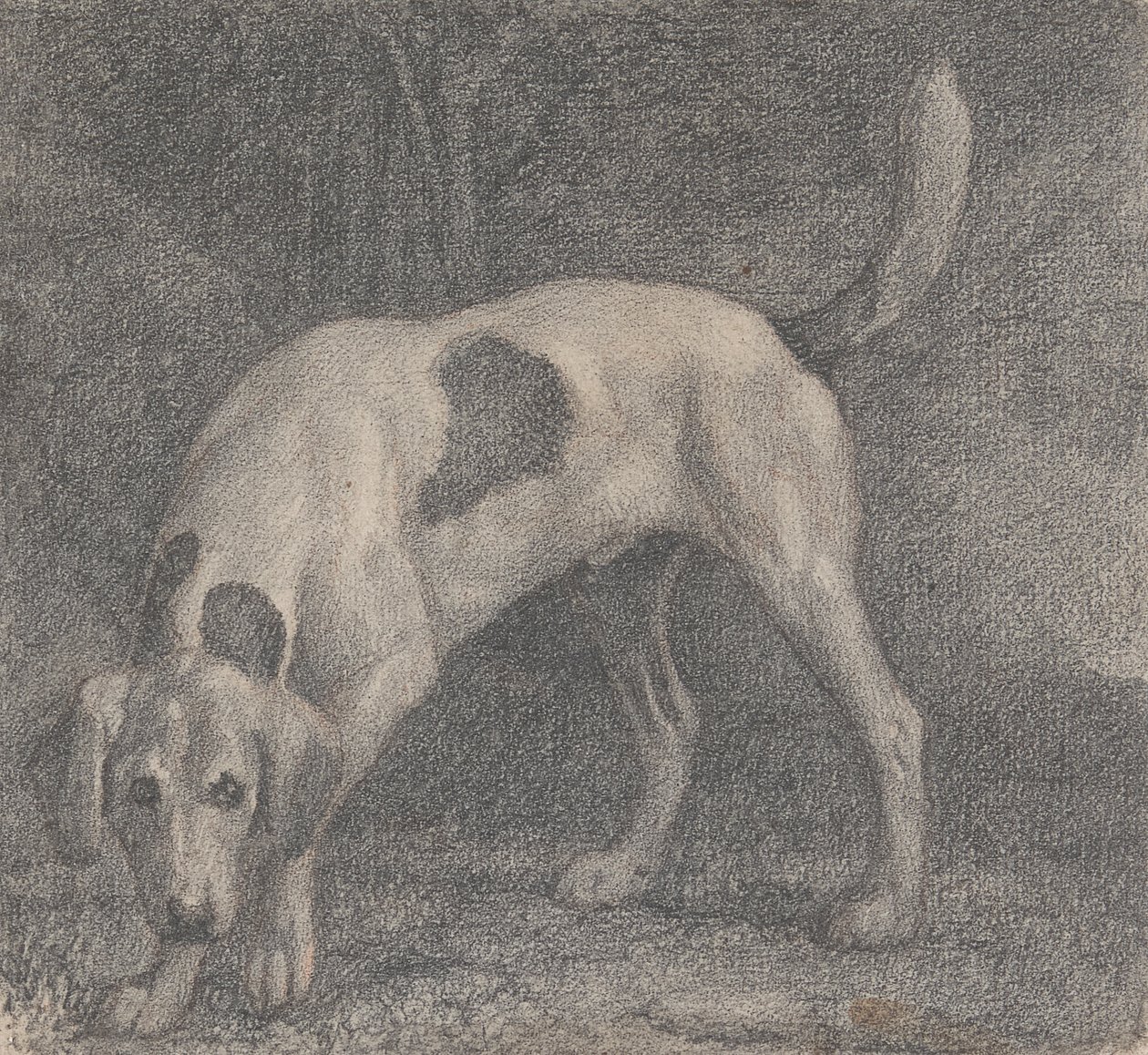 Een vos op het spoor door George Stubbs