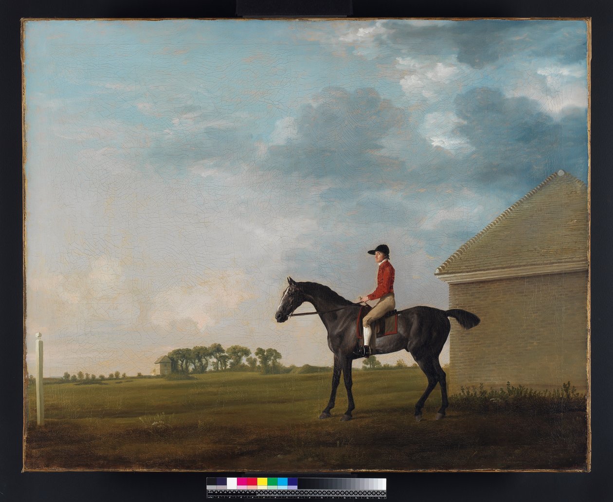 Gimcrack met John Pratt op Newmarket Heath, 1765 door George Stubbs