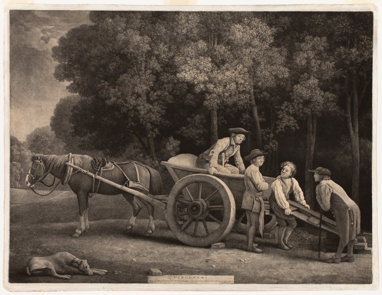 Arbeiders door George Stubbs