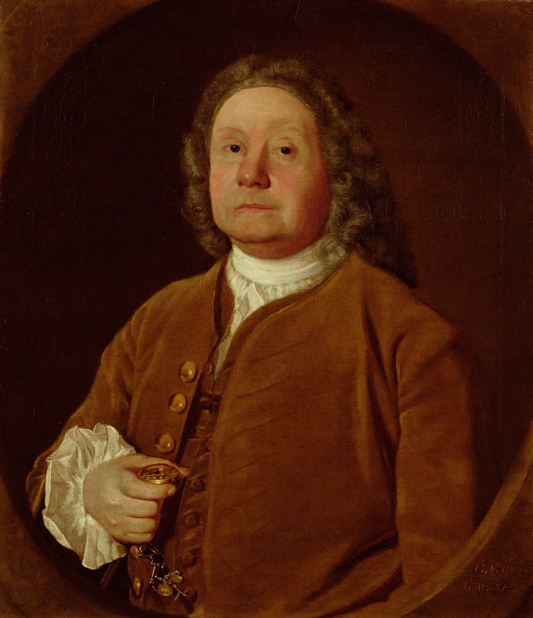 Portret van George Fothergill van York door George Stubbs