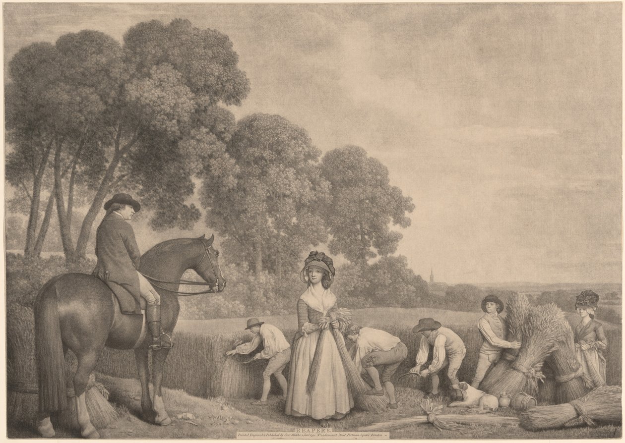 Reapers door George Stubbs