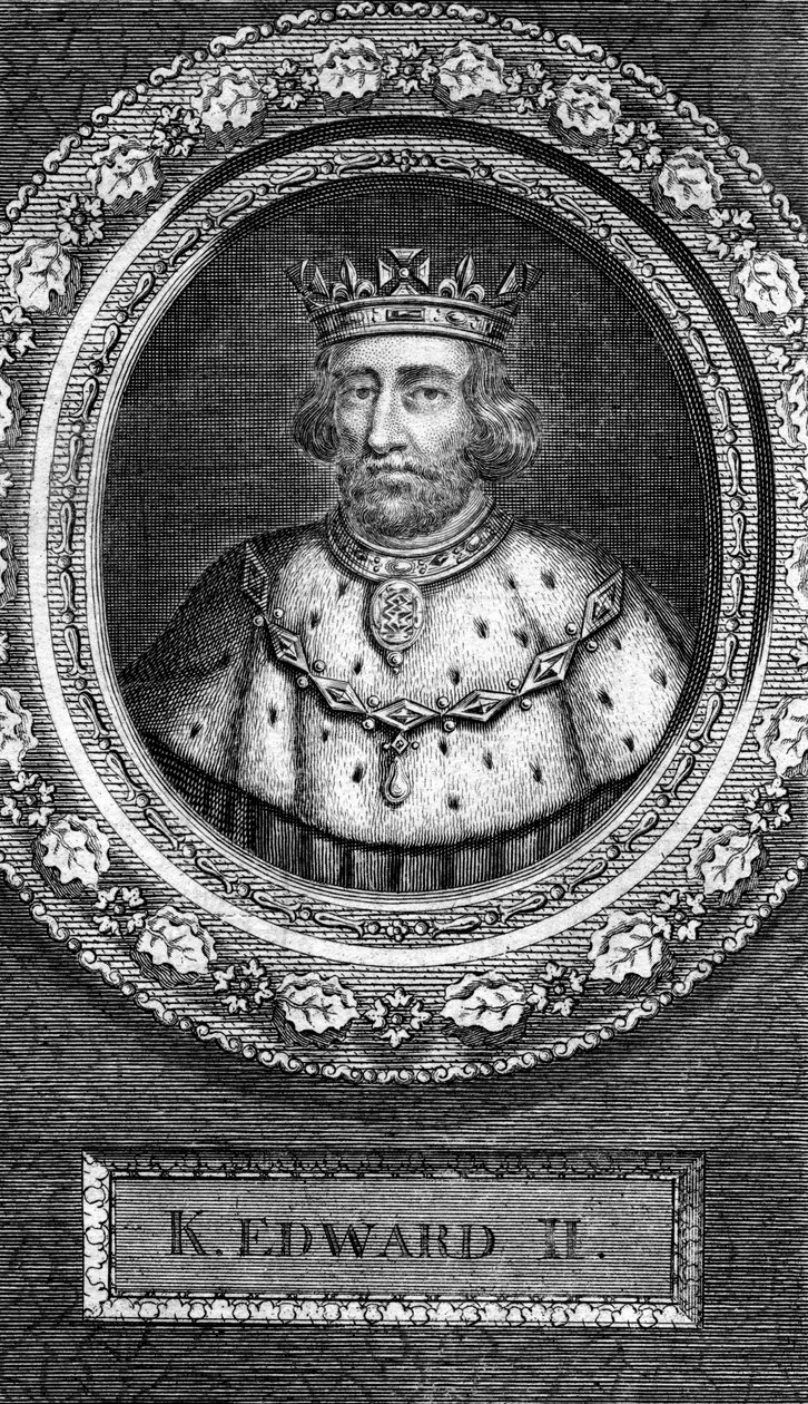 Koning Edward II van Engeland, 18e eeuw door George Vertue