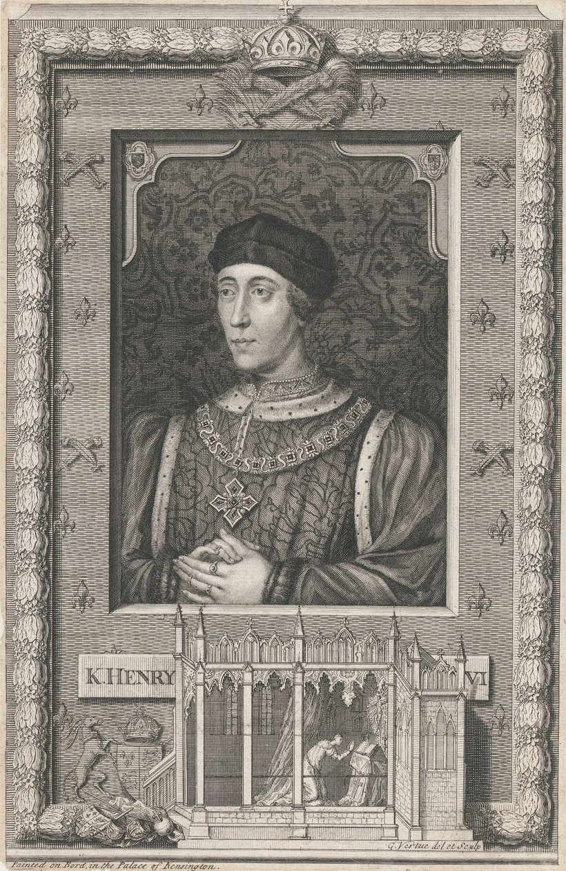 Koning Hendrik VI door George Vertue