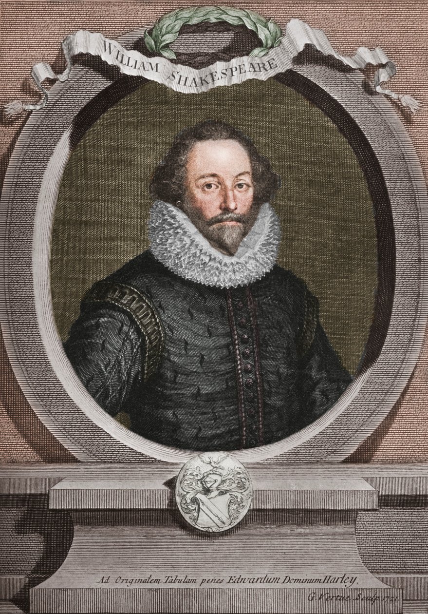 William Shakespeare 1564-1616, Engelse dichter en toneelschrijver, 1721, 1913 door George Vertue