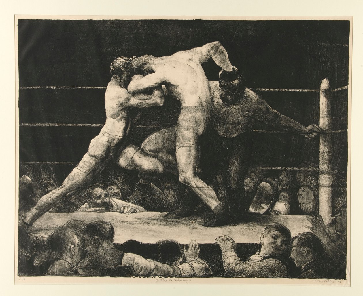 Een Hert bij Sharkey door George Wesley Bellows