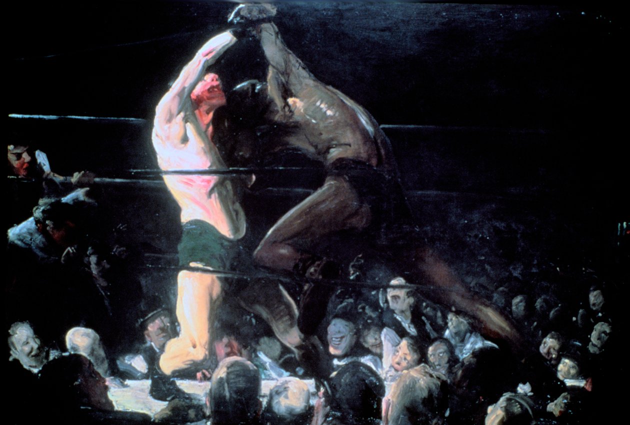 Beide leden van deze club, 1909 door George Wesley Bellows