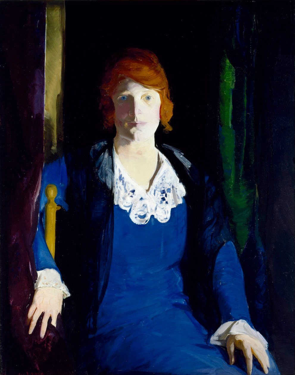 Portret van Florence Pierce door George Wesley Bellows