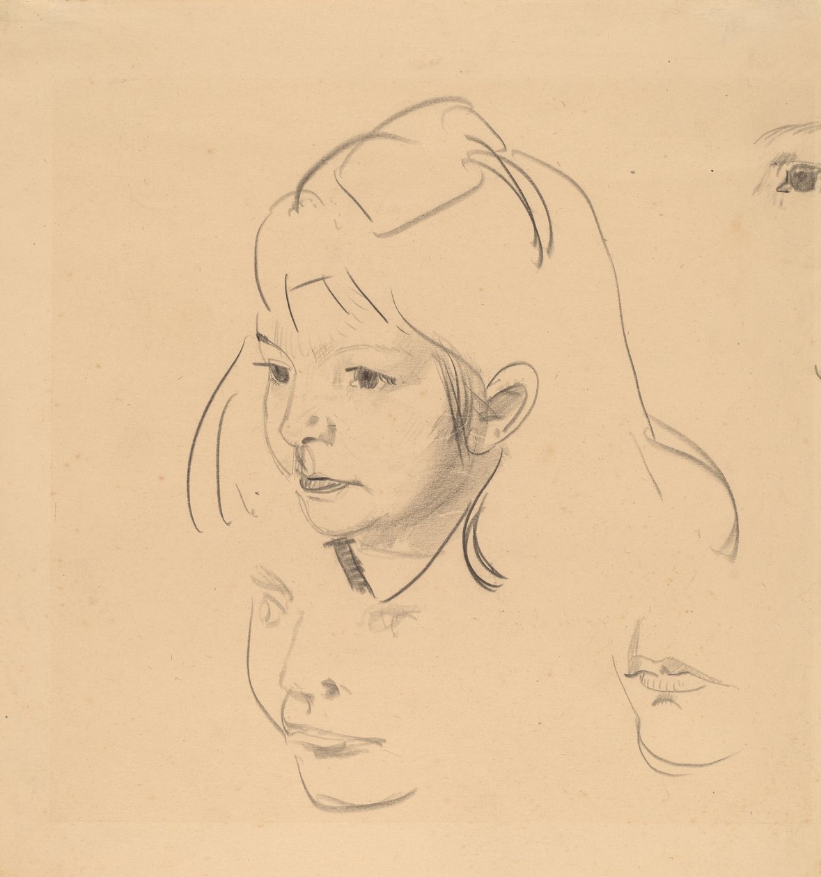 Studies van Jean door George Wesley Bellows
