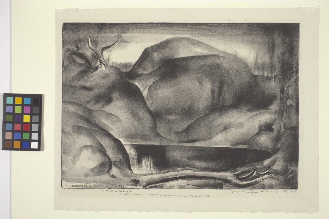 Landschap door George William Eggers
