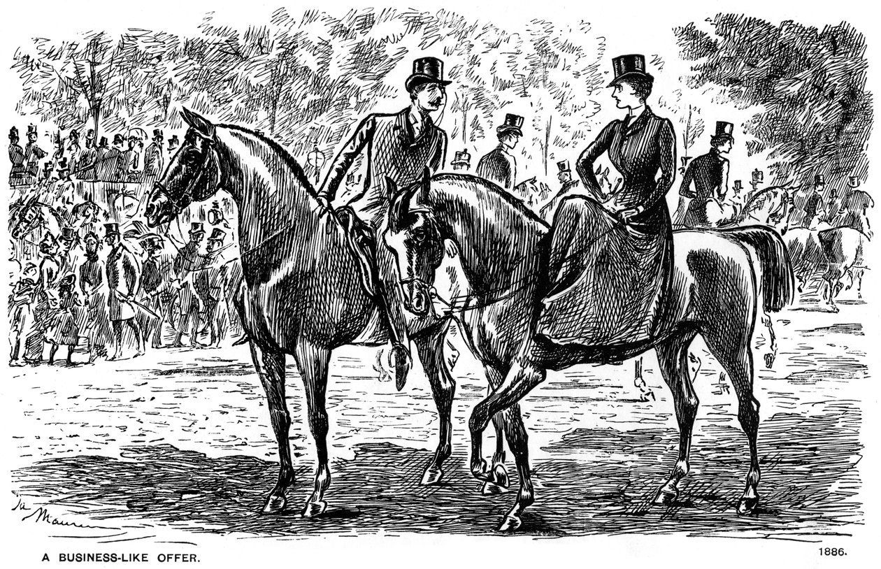Een Zakelijke Aanbieding, 1886 1891 door George du Maurier
