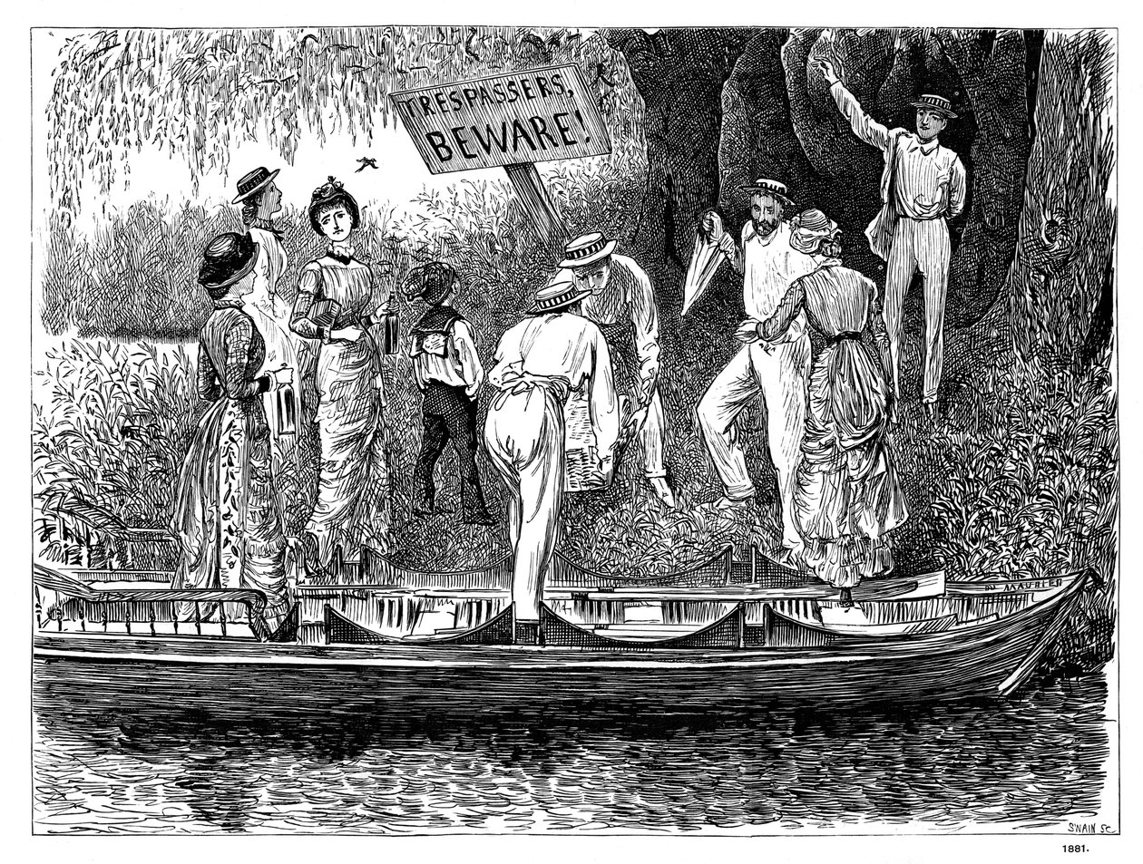De verschrikkingen van de wet, 1881-1891 door George du Maurier