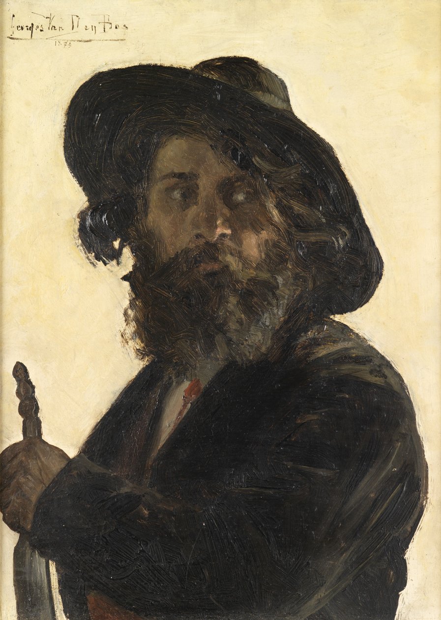 Een Reizende Speler, 1879 door George van den Bos