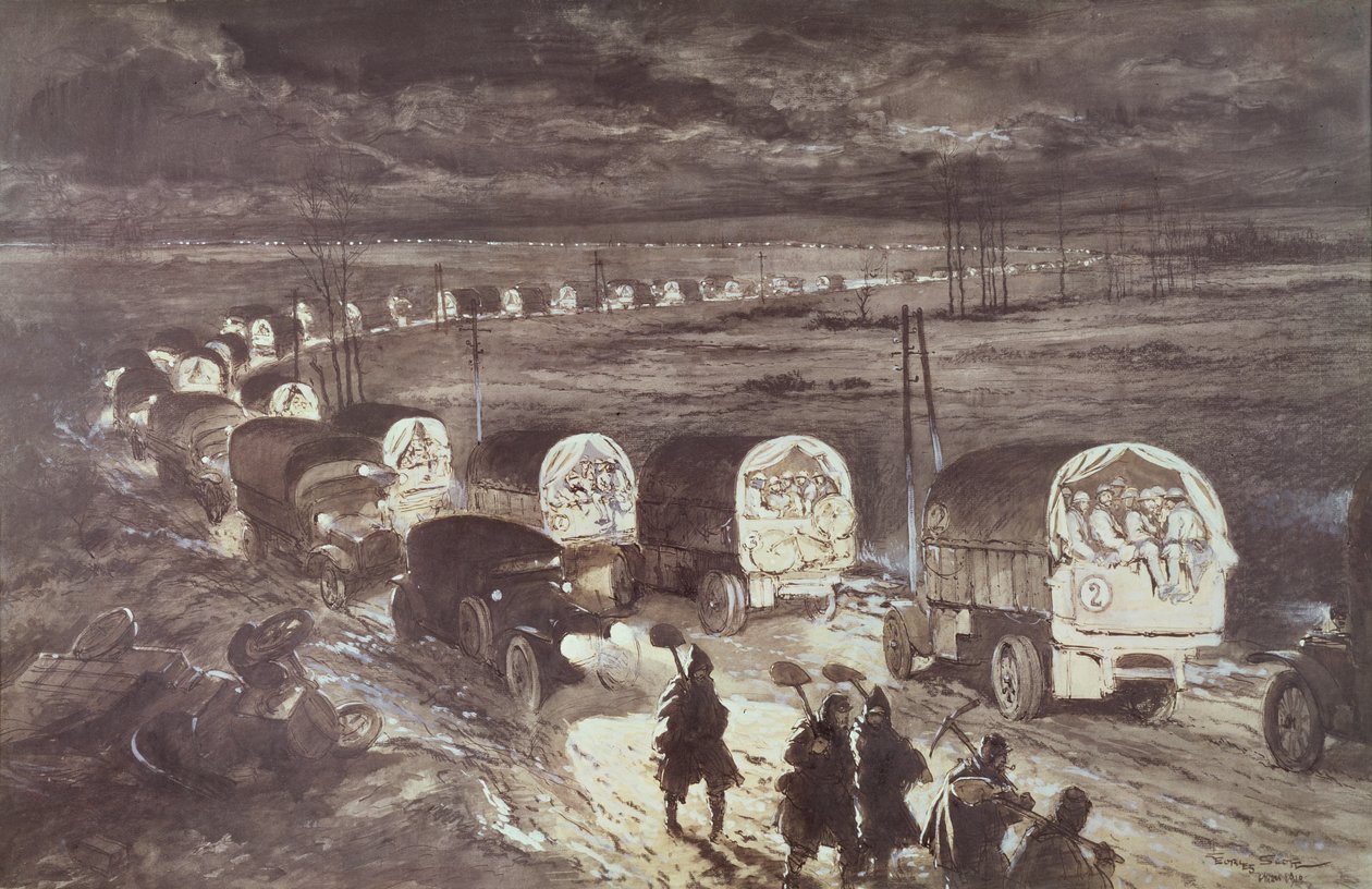 De Heilige Weg, 1918 door Georges Bertin Scott