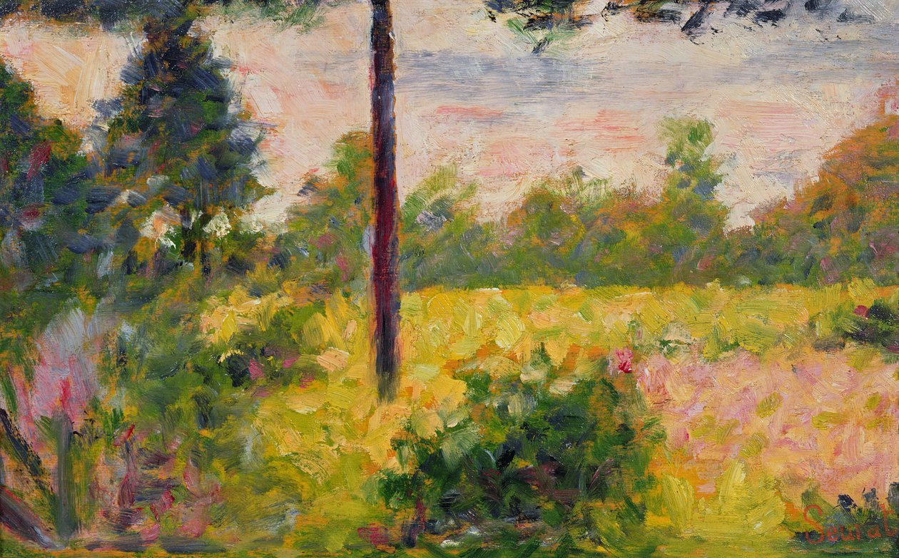 Barbizon Bos door Georges Seurat
