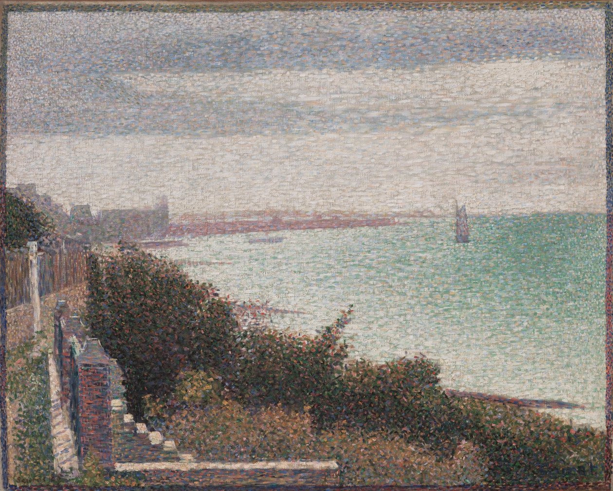 Grandcamp, een avond door Georges Seurat
