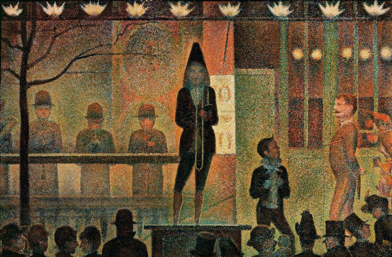 De circusparade door Georges Seurat