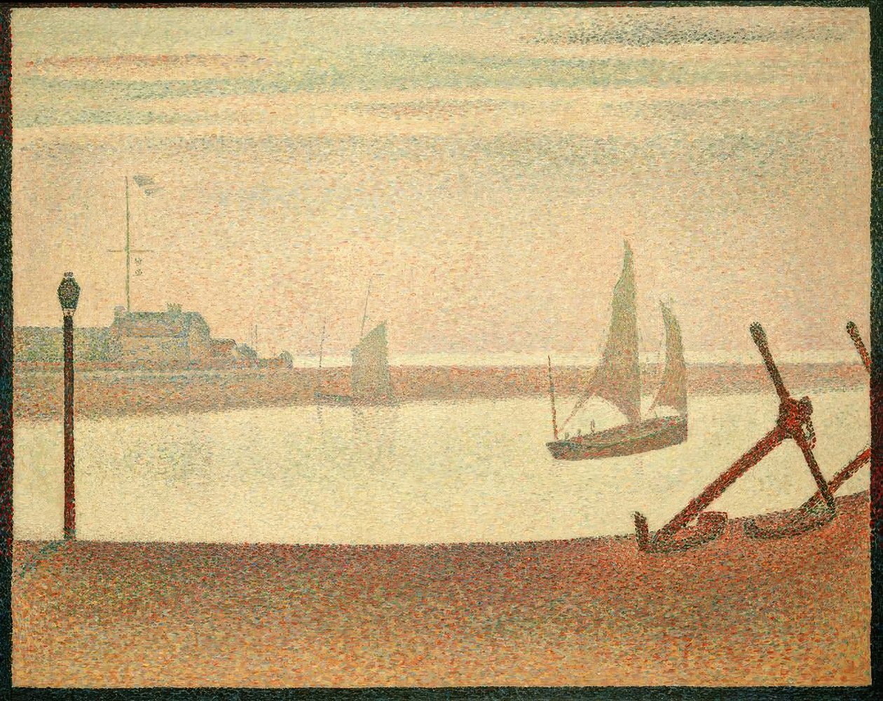 Het kanaal van Gravelines: een avond | Georges Seurat