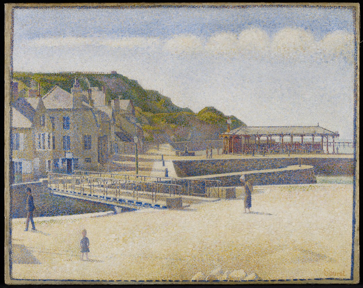 Port-en-Bessin, 1888 door Georges Seurat