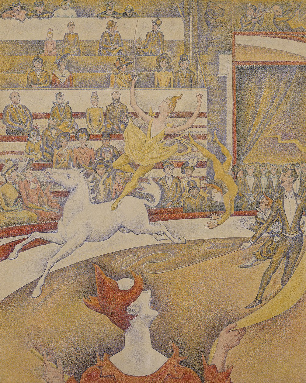 Het Circus, 1891 door Georges Seurat